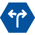 icon-direction grafische darstellung einer warnleuchte