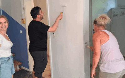 Sozialer Einsatz trifft Farbe – Social Day in der Puerto Vollbetreuten WG